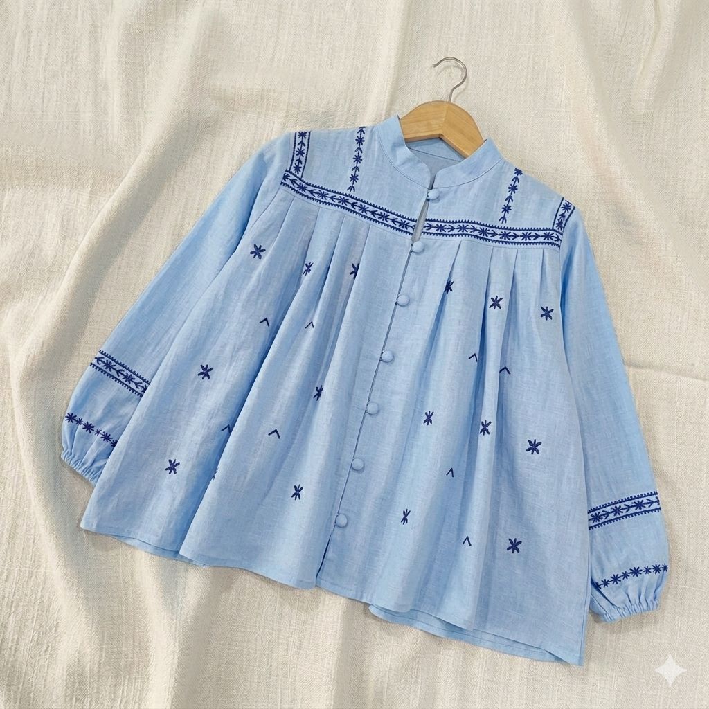 Hand Embroidered Top