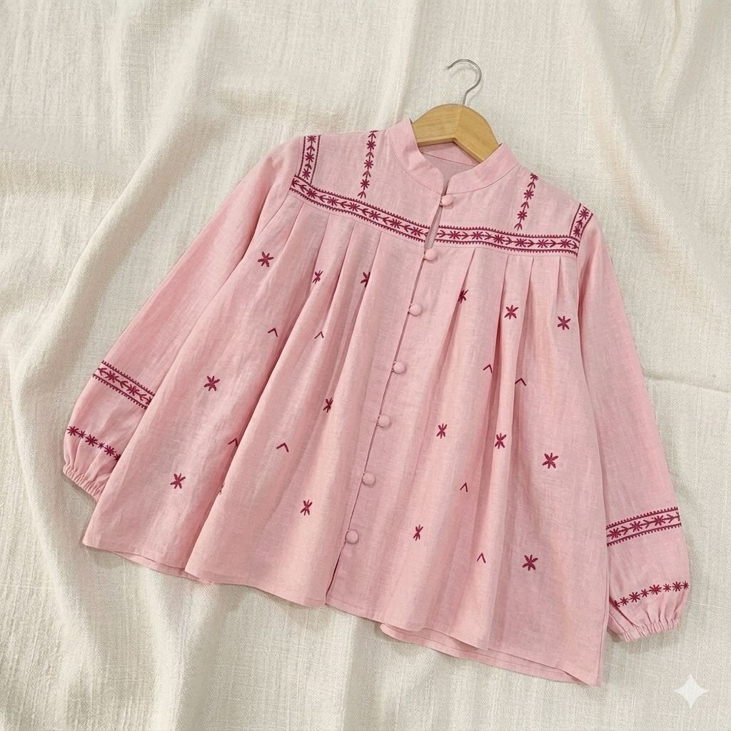 Hand Embroidered Top