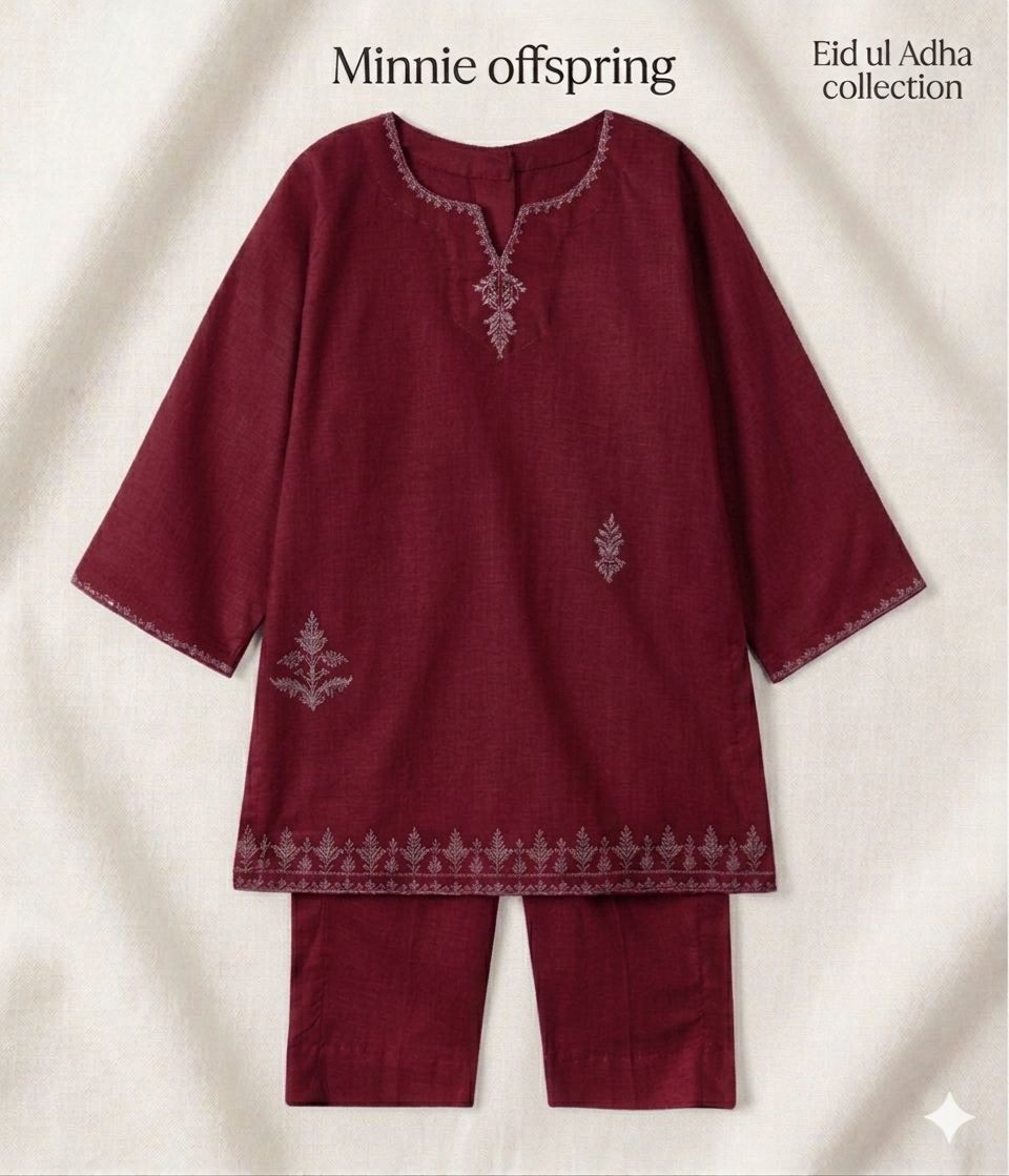 Embroidered Kameez & Trouser