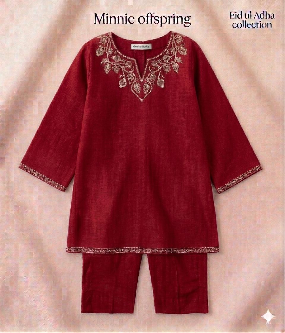 Embroidered Kameez & Trouser