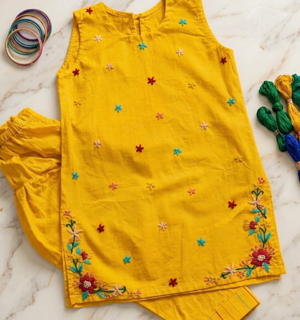 Handwork Kameez & Trousers
