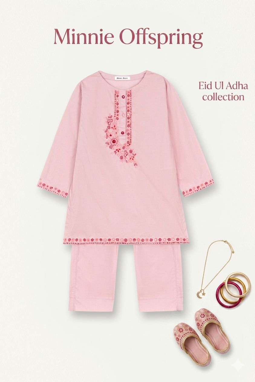 Embroidered Kameez & Trousers