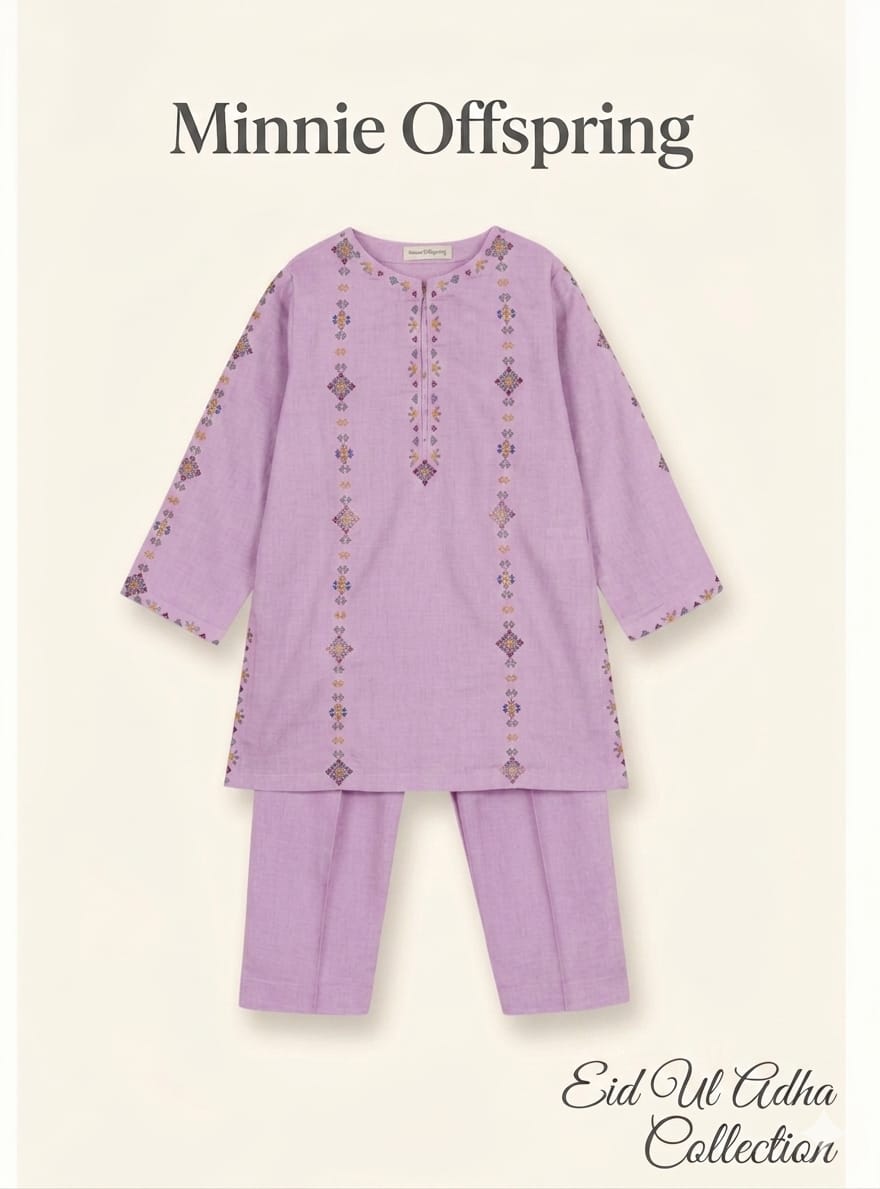Embroidered Kameez & Trousers