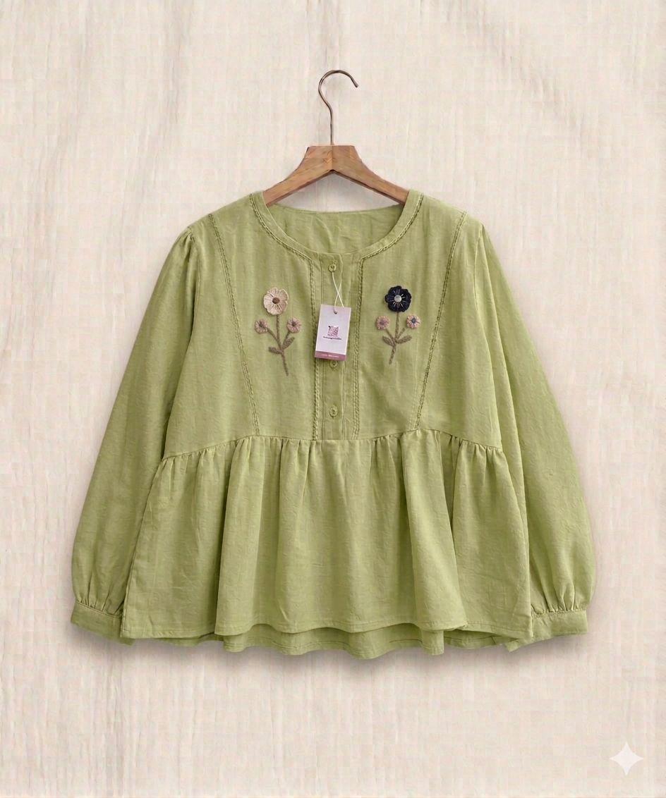 Hand Embroidered Top