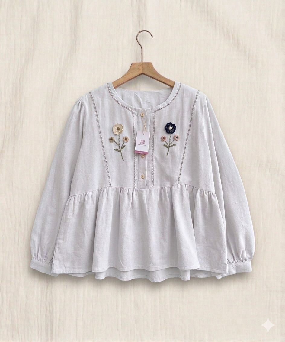 Hand Embroidered Top
